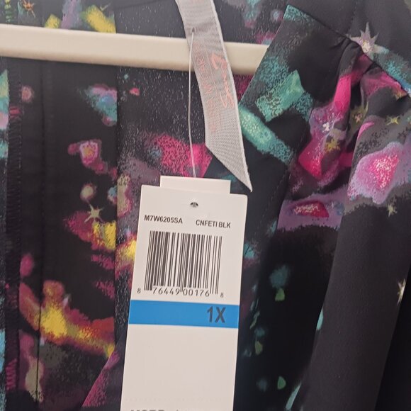 Melissa McCarthy Dress 1x Confetti Black - Picture 4 of 4